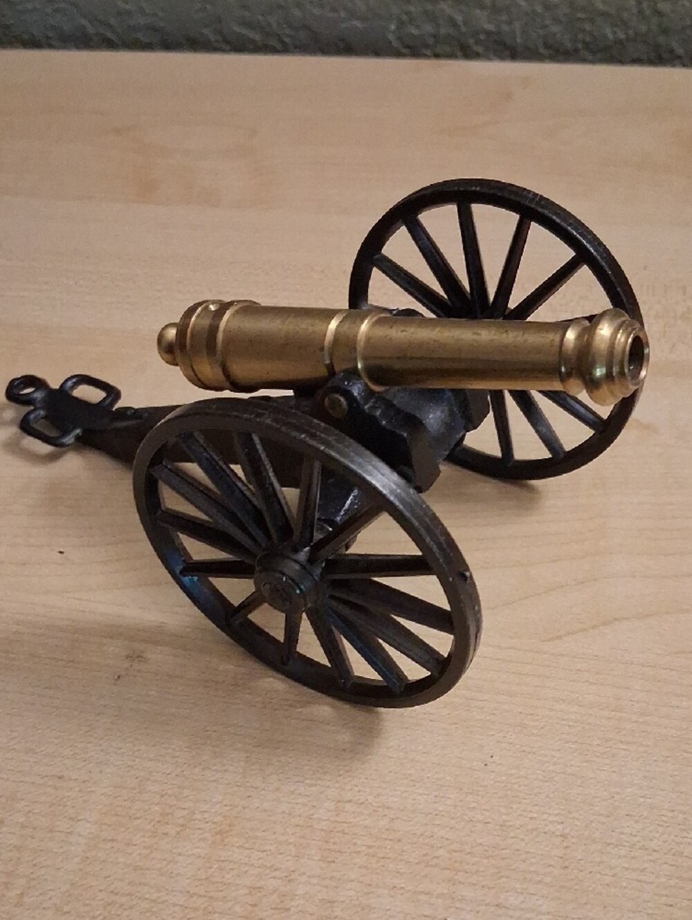 Brass and Cast Iron Cannon Decor - Picture 2 of 7